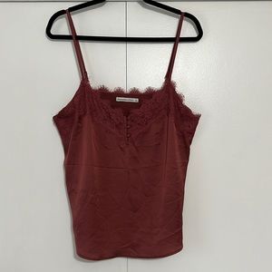 Abercrombie and fitch lace tank top
